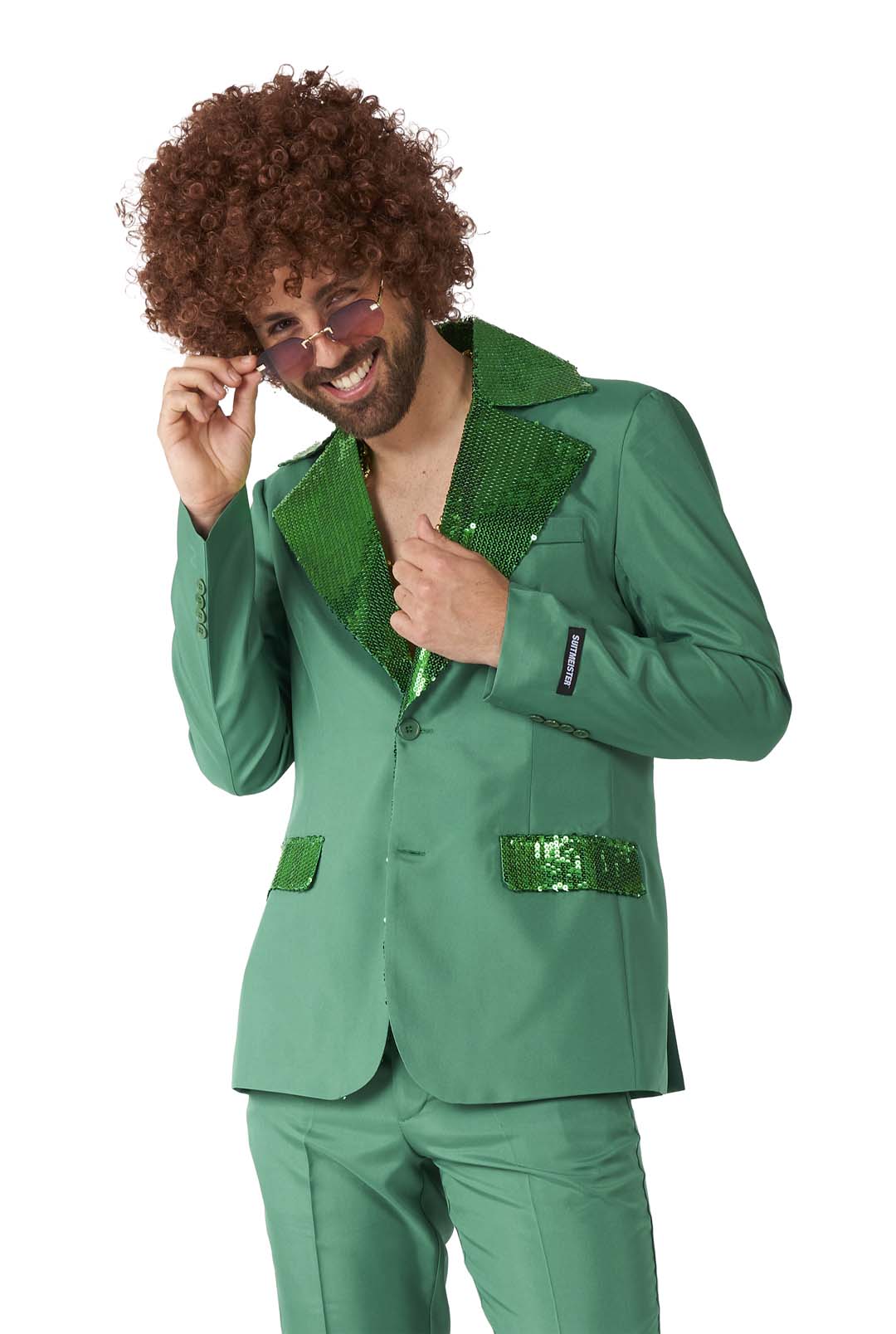 Disco Suit Green - Perfect for Saturday Night Lights Party Suitmeister Disco Suit Green - Perfect for Saturday Night Lights Party Suitmeister