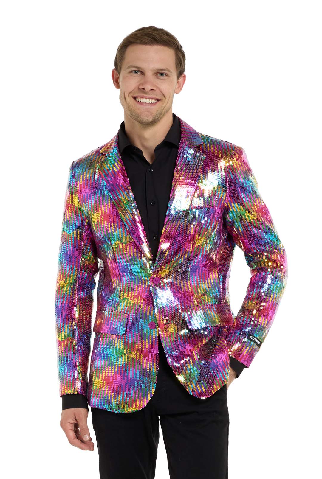 Sequins Rainbow Rainbow Sequins Blazer Suitmeister