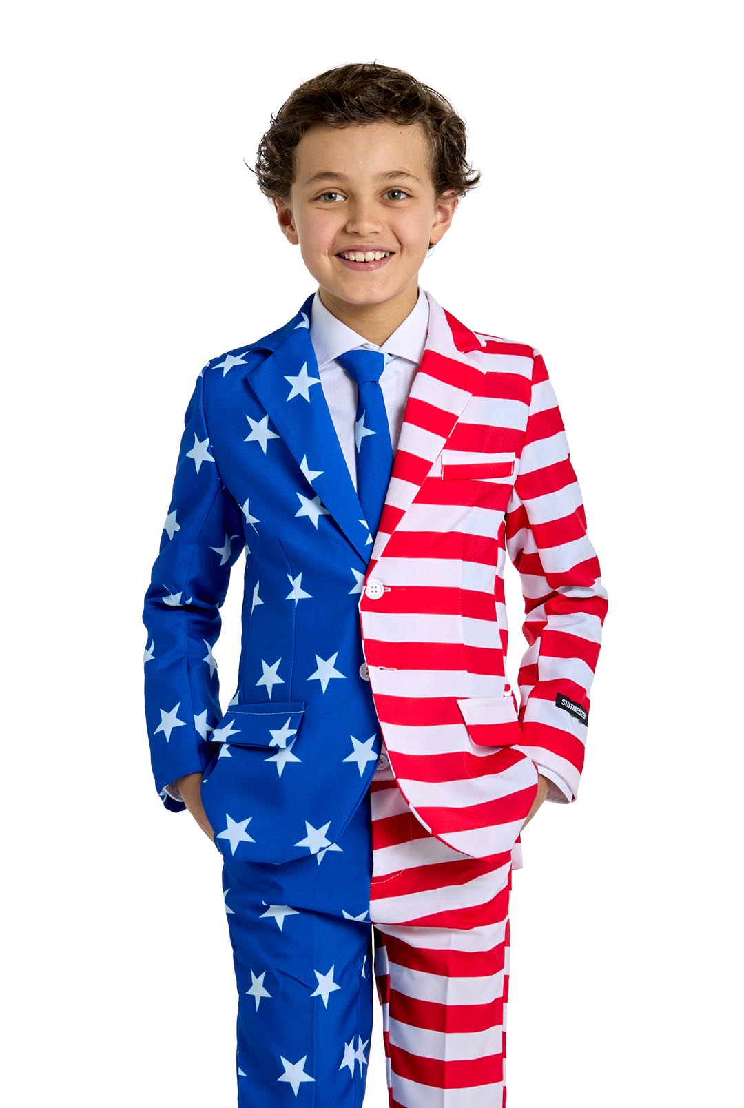 usa flag dress 4th of July Outfit for Boys