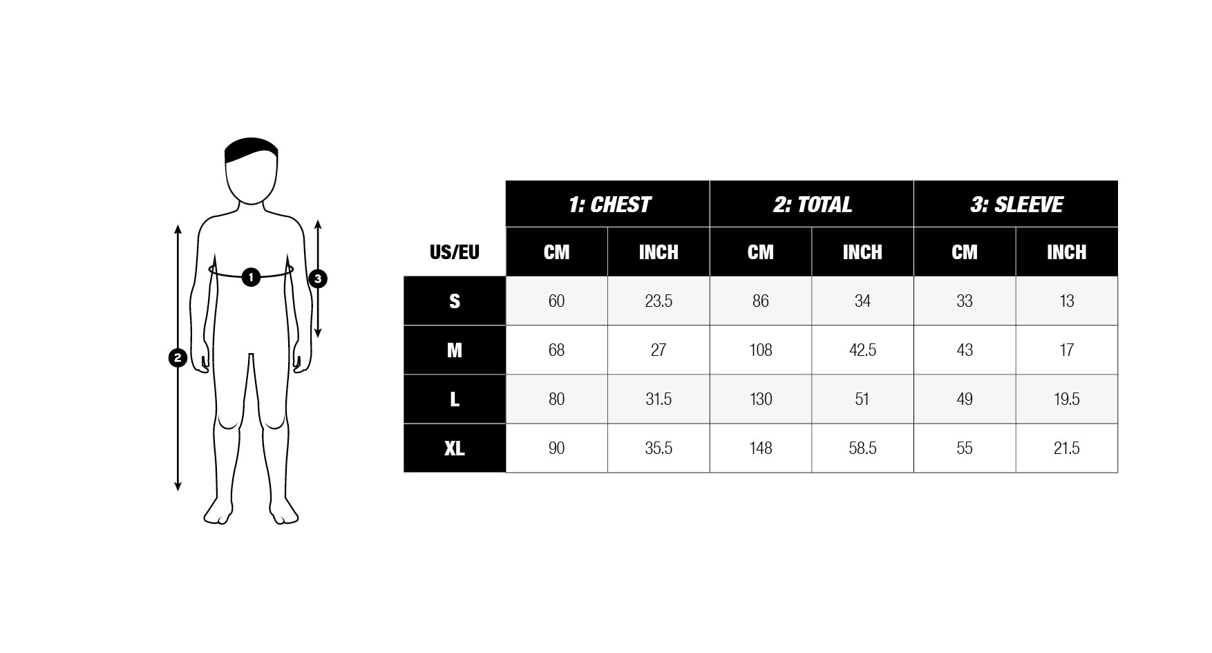 Suitmeister kids onesie size chart