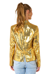 Sequins Goud - Sequins blazer