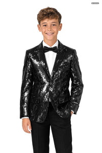 Sequins Black - Sequin Blazer