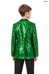 Sequins Green - Sequin Blazer