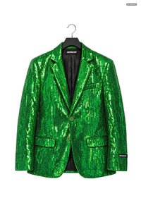 Sequins Green - Sequin Blazer
