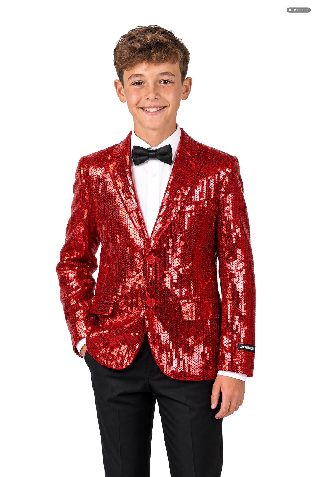 Sequins Red - Sequin Blazer
