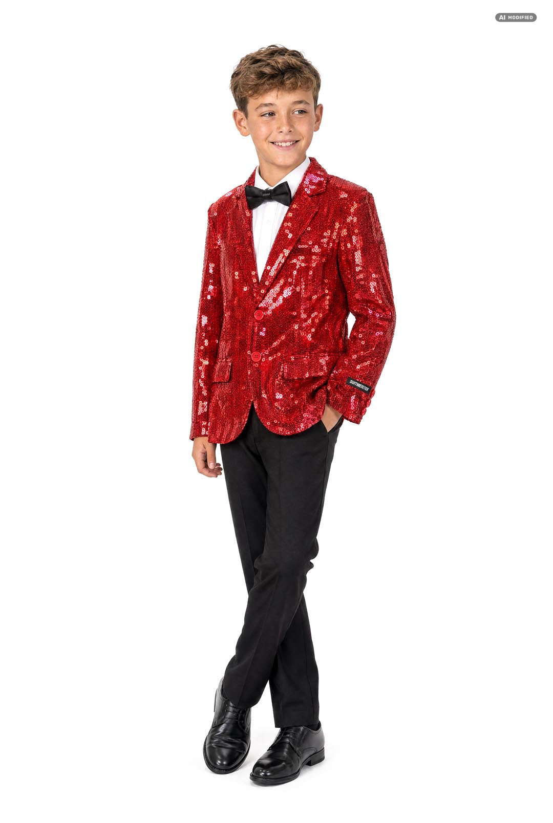 Sequins Red - Sequin Blazer