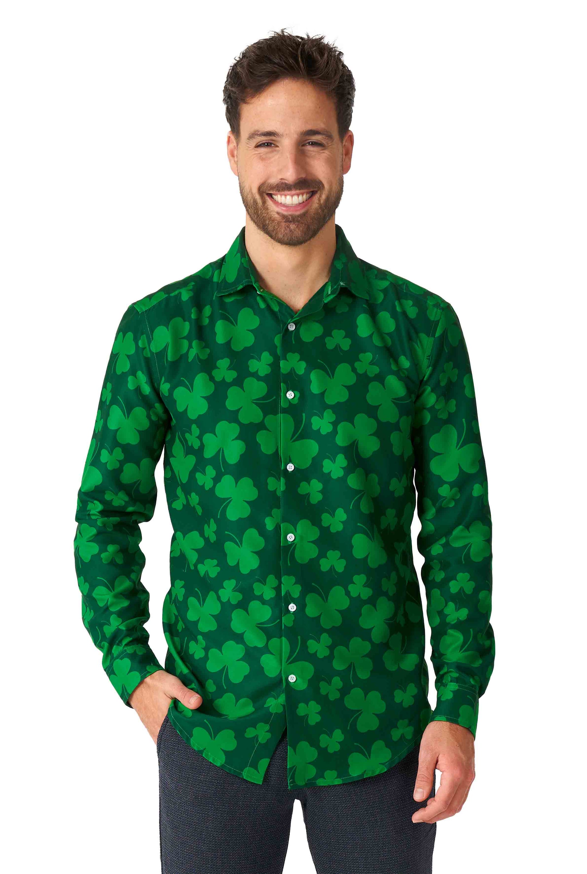 st patrick's day dress shirts St. Patrick's Day Clover Suit - Many Options and Outfits for Men and Women